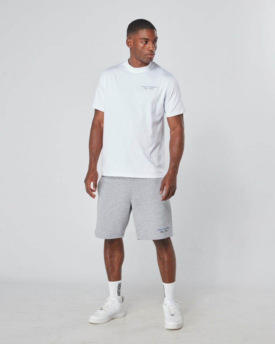 Menswear Mercier | White Blue Product Of Mercier Tshirt