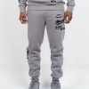 Menswear Mercier | Steel Grey Teams Badge Bottoms