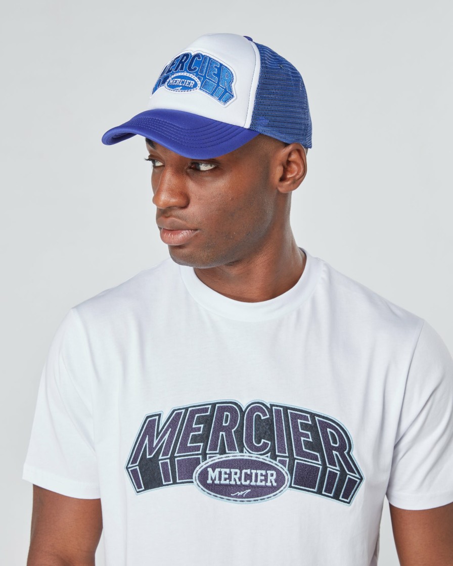 Menswear Mercier | Purple White Mercier Court Foam Trucker