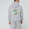 Menswear Mercier | Grey Marl Mercier World Hoodie