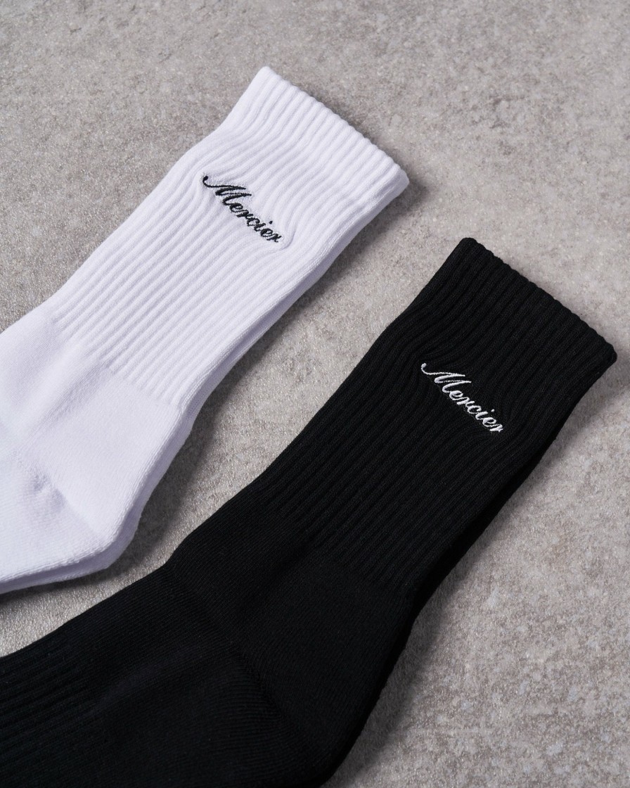 Menswear Mercier | Black & White Signature Mix Pack Socks