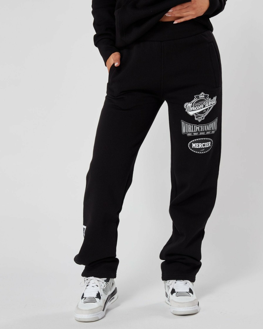 Womenswear Mercier | Womens Black Mercier World Joggers