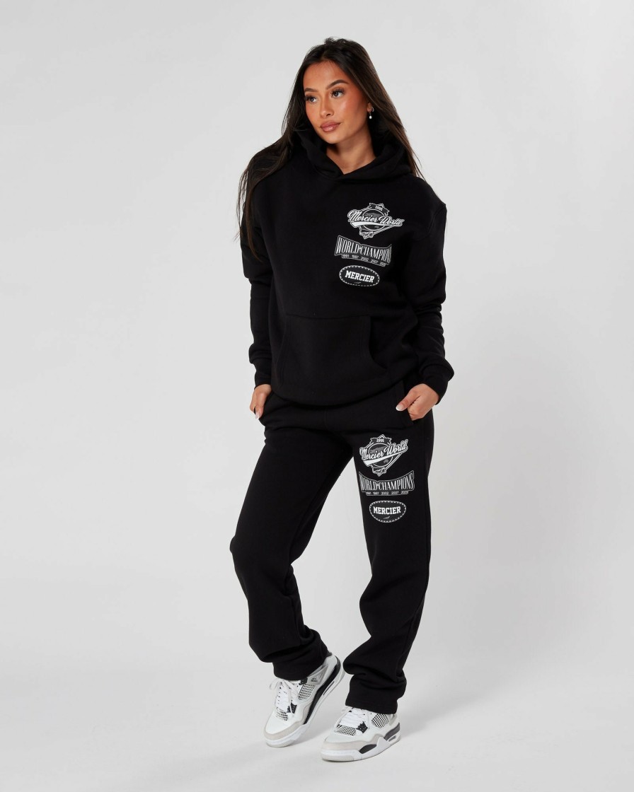 Womenswear Mercier | Womens Black Mercier World Joggers