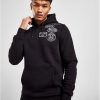 Menswear Mercier | Black Mono Badge Hoodie