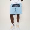 Menswear Mercier | Placid Blue Mercier Court Shorts