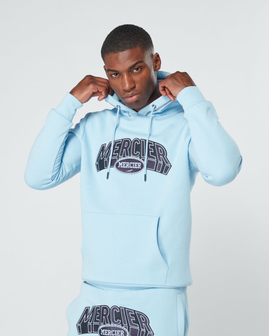 Menswear Mercier | Placid Blue Mercier Court Hood