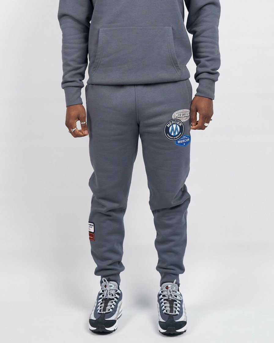 Menswear Mercier | Mercier Og Badge Jogger Turbulence