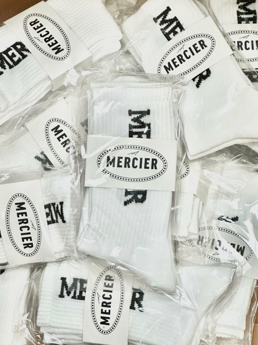 Menswear Mercier | 2Pack White Mercier Socks