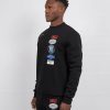 Menswear Mercier | Black Mercier Hybrid Crewneck