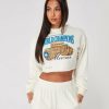 Womenswear Mercier | Womens Coconut Mercier Champions Crop