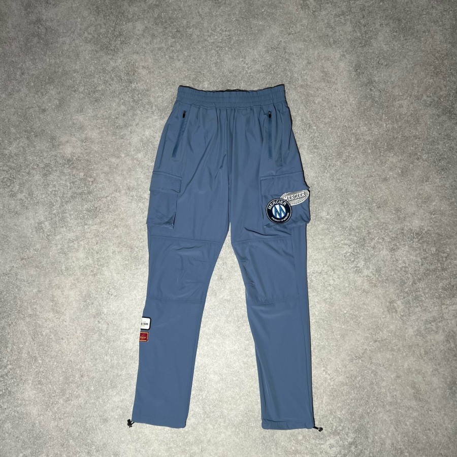 Menswear Mercier | Cool Blue Mercier Og Badge Cargos