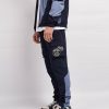 Menswear Mercier | Navy Placid Blue Mono Badge Panelled Cargos