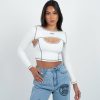 Womenswear Mercier | Womens White Maison Two Piece Top