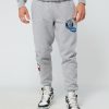 Menswear Mercier | Grey Marl Og Badge Joggers