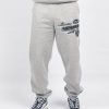 Menswear Mercier | Grey Marl Racer Badge Joggers