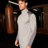 Menswear Mercier | Pbk//Mercier Performance 1/4 Long Sleeve Grey