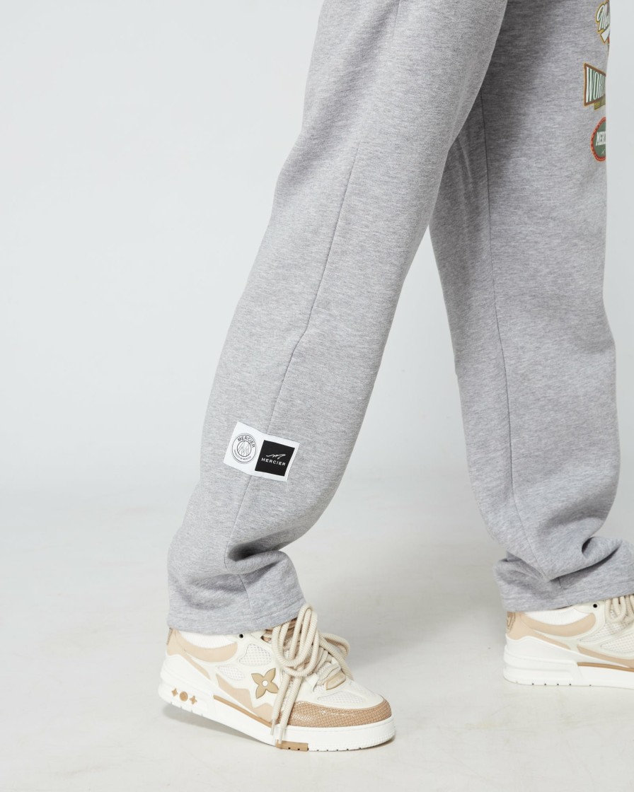 Menswear Mercier | Grey Marl Mercier World Joggers