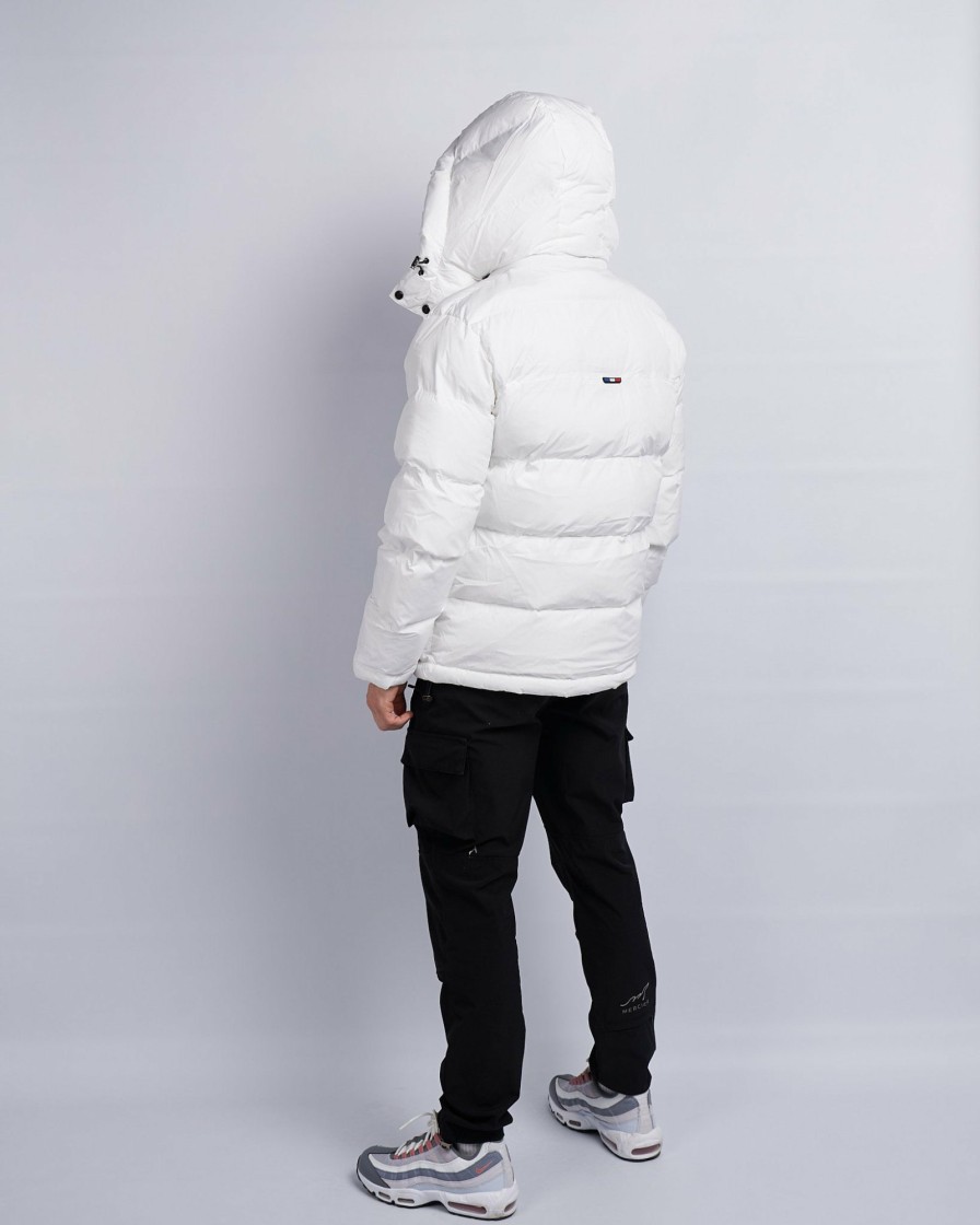 Menswear Mercier | White Og Badge Puffer Jacket