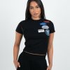 Womenswear Mercier | Womens Mercier Black Fitted Og T-Shirt