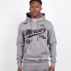 Menswear Mercier | Steel Grey Teams Badge Hoodie