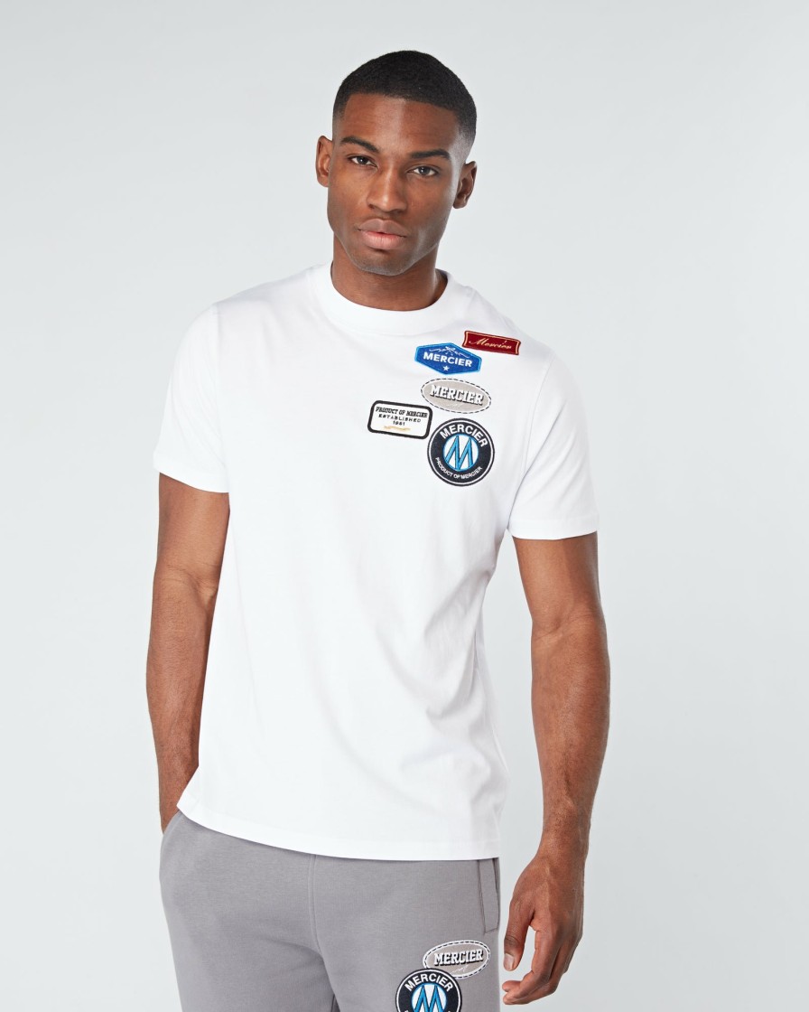 Menswear Mercier | Mercier Original Badge Tshirt White