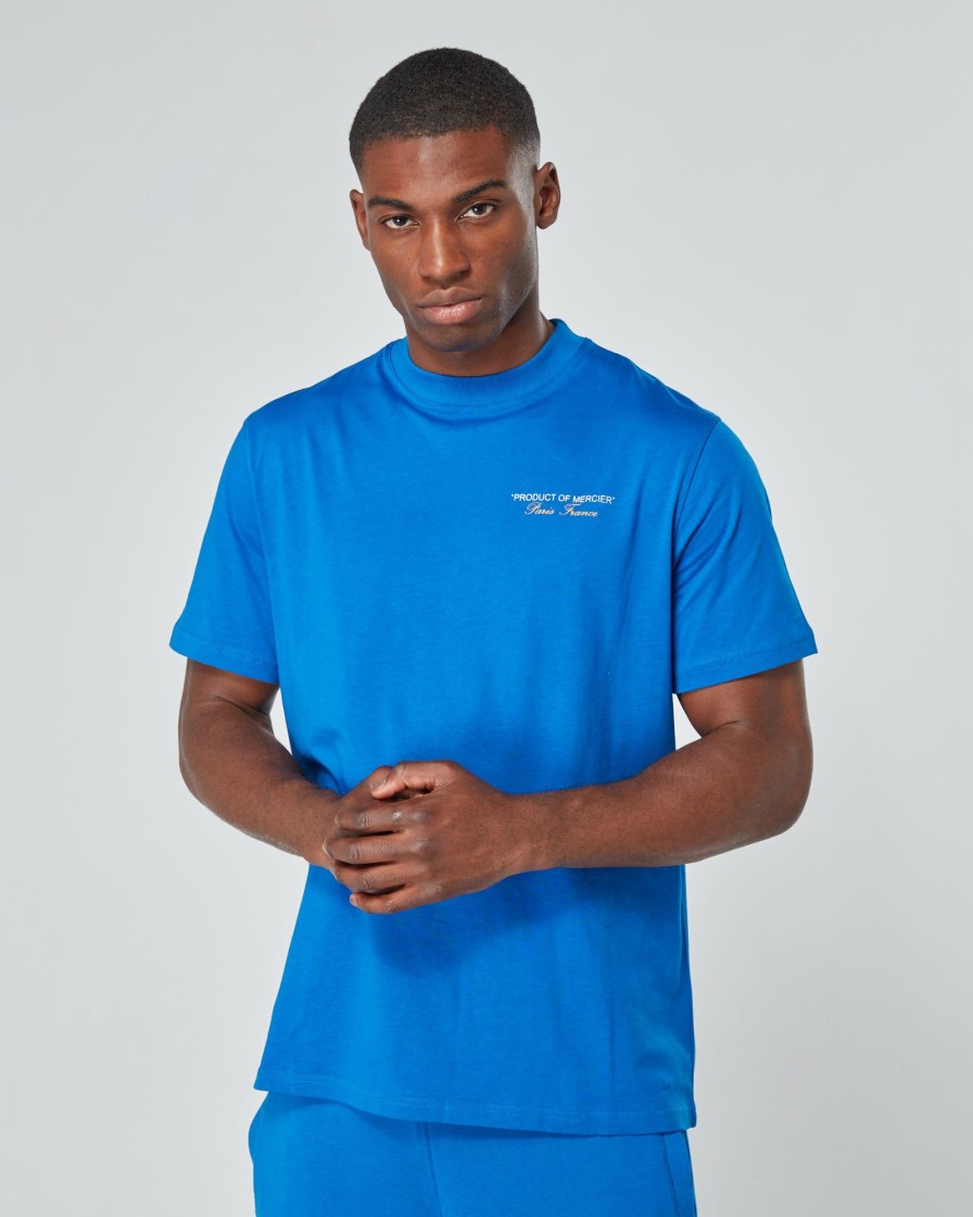 Menswear Mercier | Cobalt Product Of Mercier Tshirt