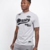 Menswear Mercier | Grey Marl Mercier Teams Tshirt