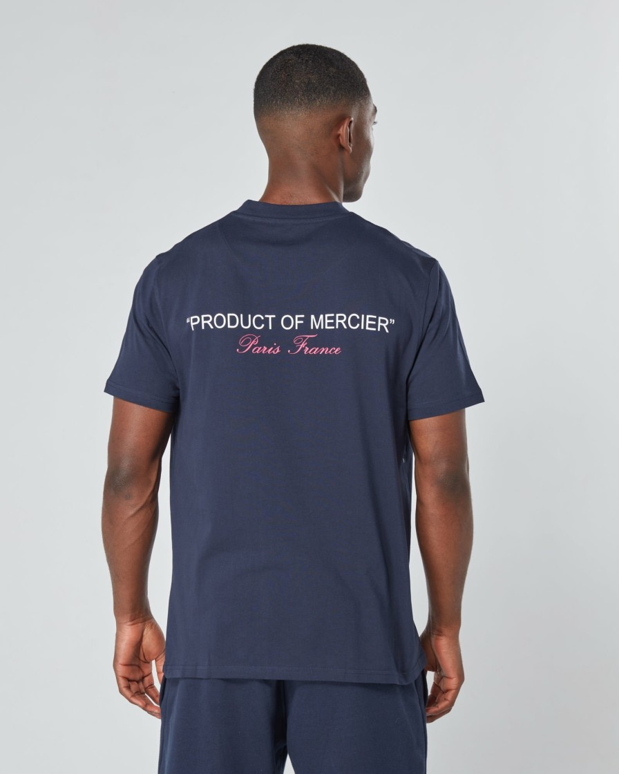 Menswear Mercier | Navy Product Of Mercier Tshirt