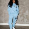 Womenswear Mercier | Womens Placid Blue Mercier Og Badge Joggers