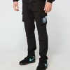 Menswear Mercier | Black Og Badge Cargos