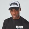 Menswear Mercier | Black White Court Foam Trucker