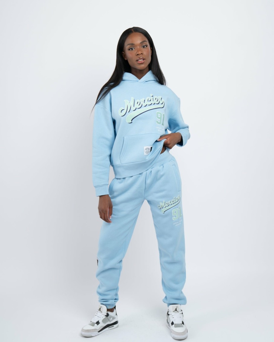 Womenswear Mercier | Womens Placid Blue Mercier Emerson Jogger