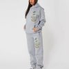 Womenswear Mercier | Womens Grey Marl Mercier World Joggers