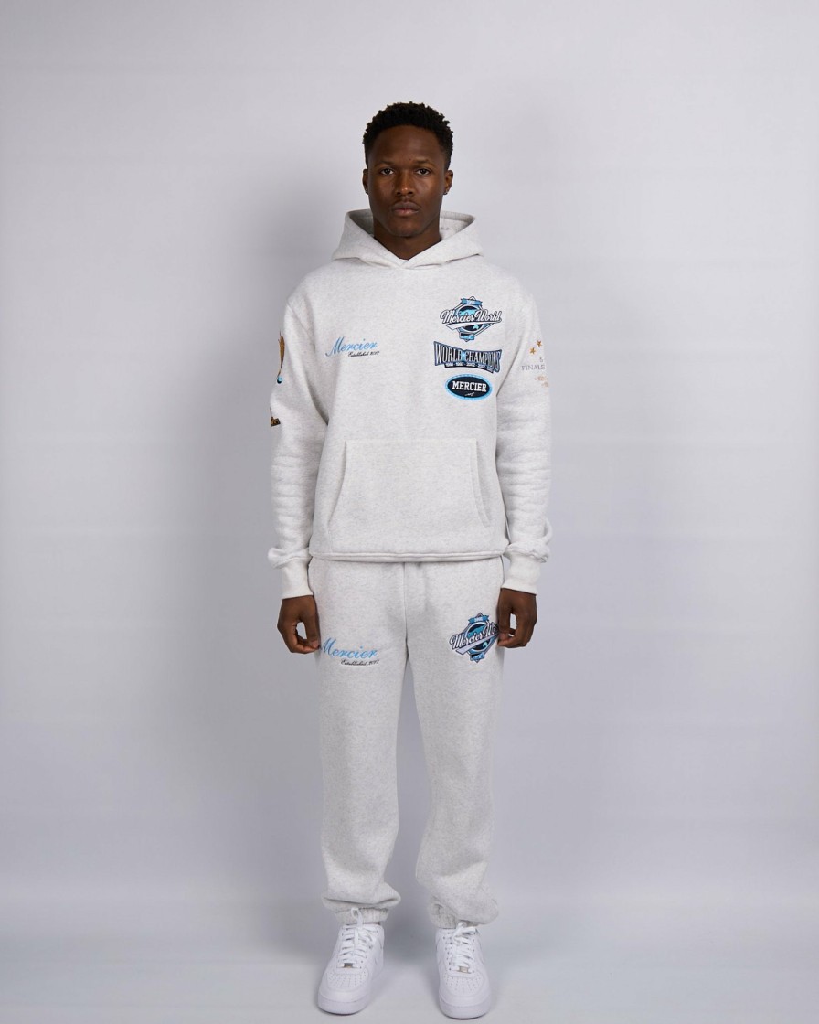 Menswear Mercier | Snow Marl Mercier Rodman Joggers