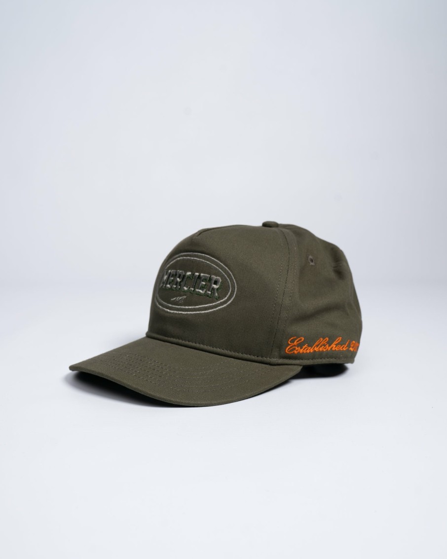 Menswear Mercier | Khaki Unstructured Maison Cap