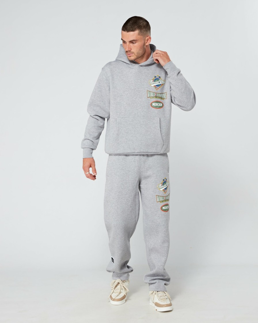 Menswear Mercier | Grey Marl Mercier World Joggers