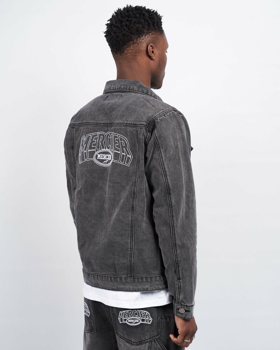 Menswear Mercier | Charcoal Court Denim Jacket