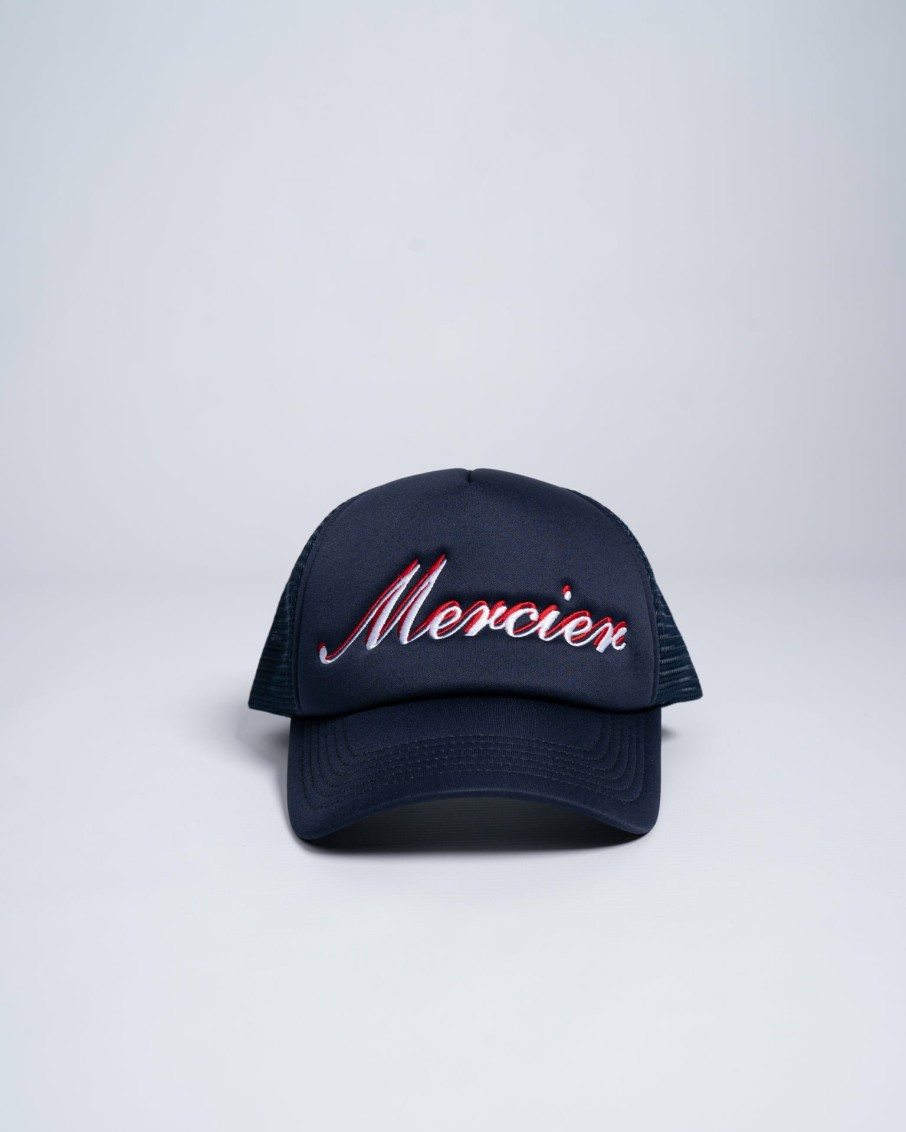 Menswear Mercier | Navy Signature Foam Trucker