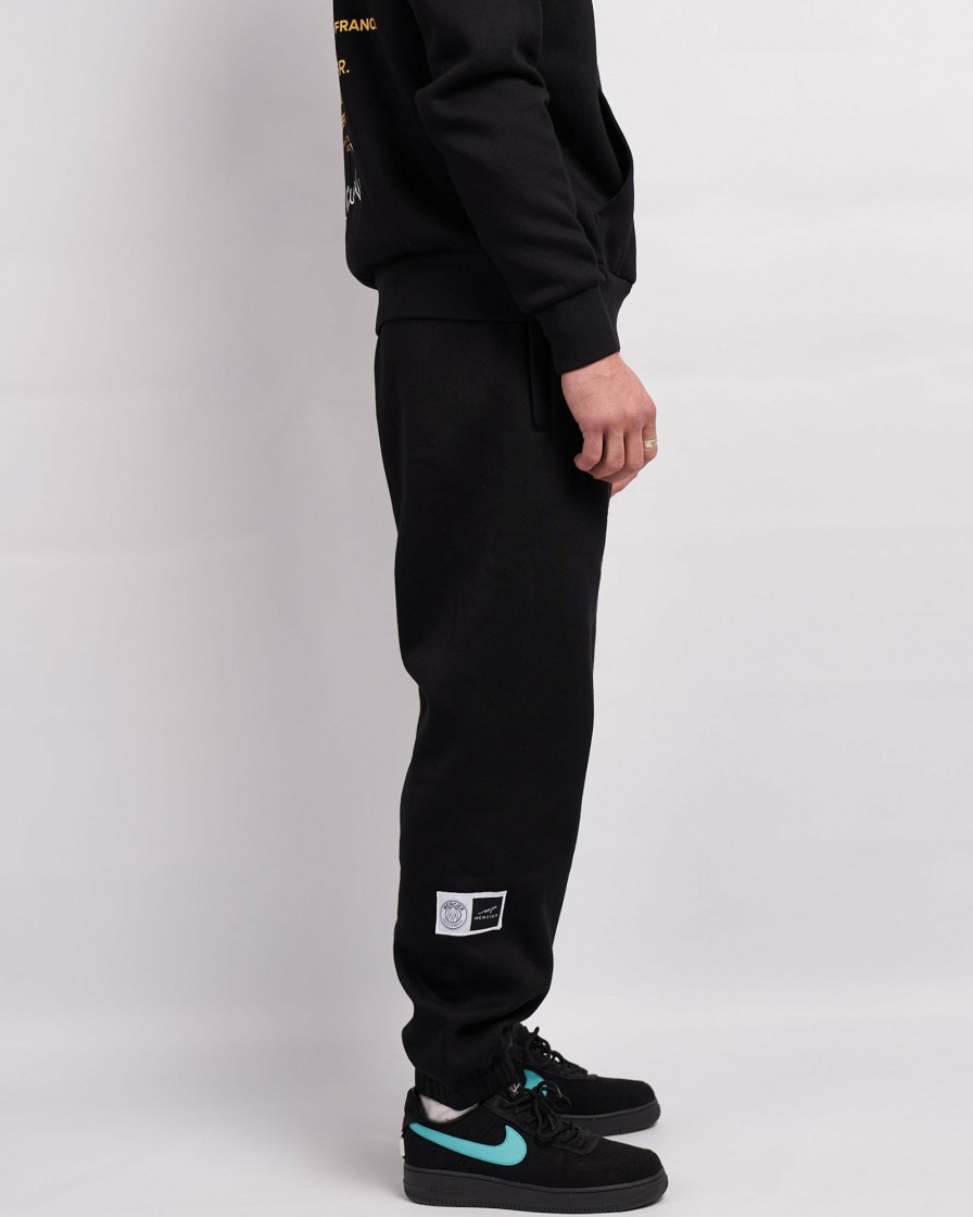 Menswear Mercier | Black Yellow Caruso Joggers