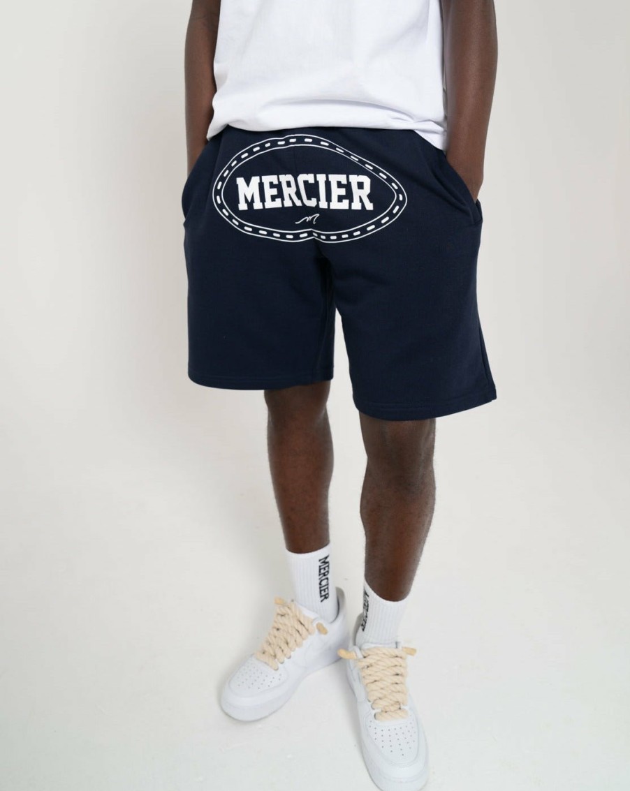 Menswear Mercier | Navy White Mercier Maison Shorts