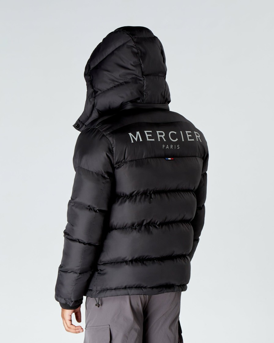 Menswear Mercier | Black Mercier Montaine Reflective Jacket