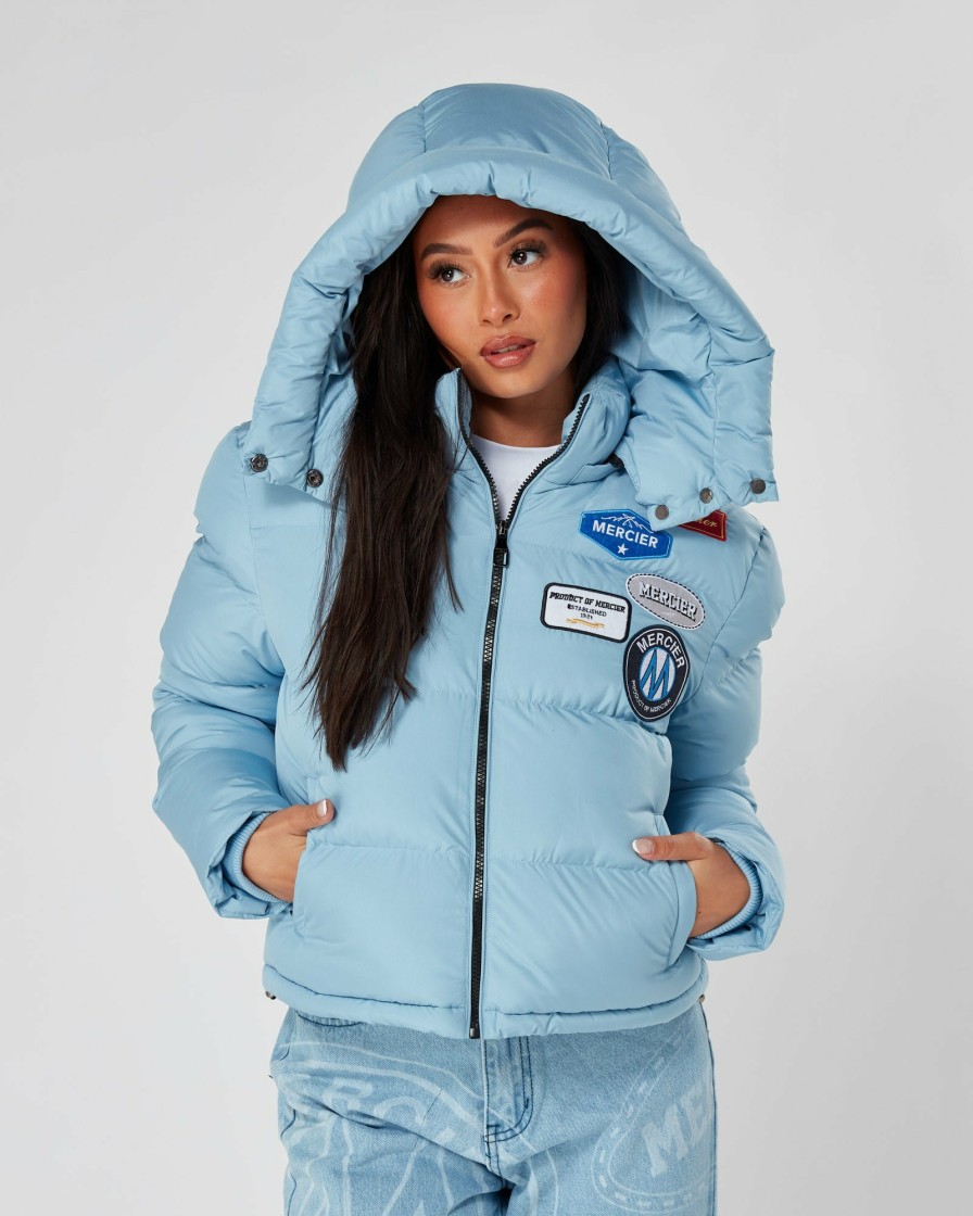 Womenswear Mercier | Womens Mercier Sky Blue Og Puffer Jacket