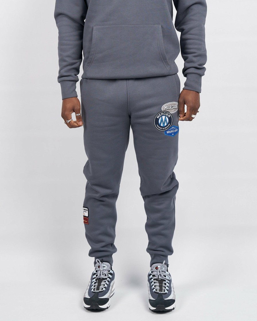 Menswear Mercier | Mercier Og Badge Jogger Turbulence