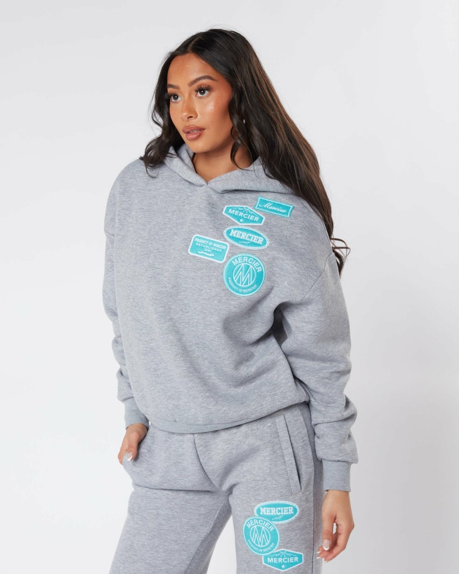 Womenswear Mercier | Womens Grey Marl Tiffany Og Hoodie