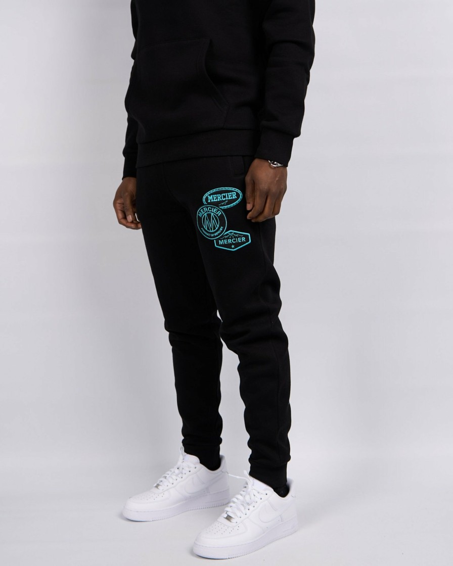 Menswear Mercier | Black Tiffany Og Badge Joggers