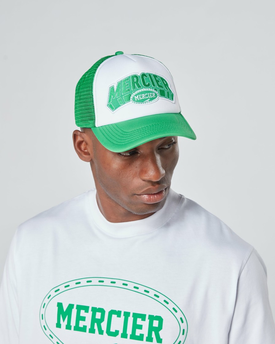 Menswear Mercier | Green White Court Foam Trucker