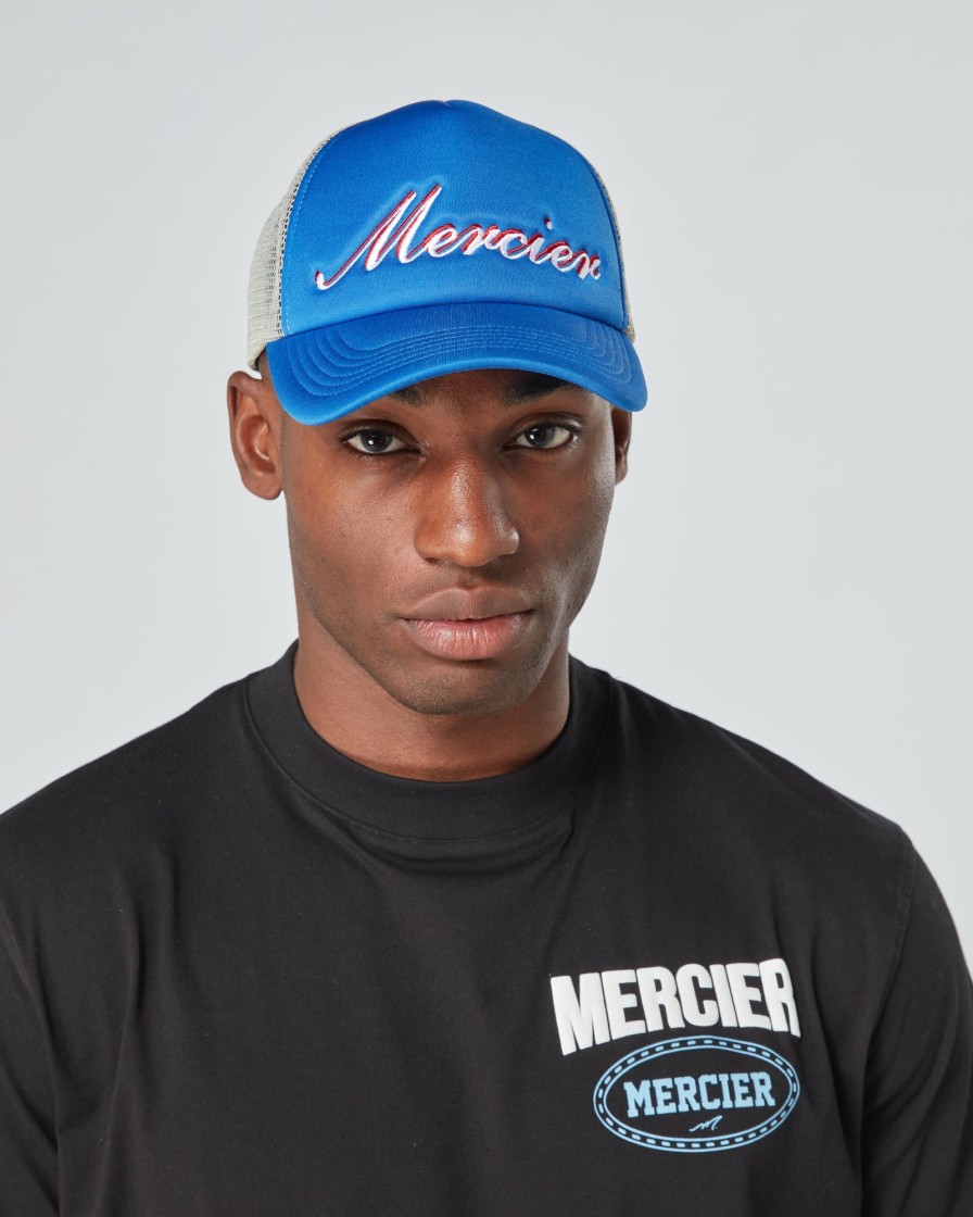 Menswear Mercier | Blue Grey Signature Foam Trucker