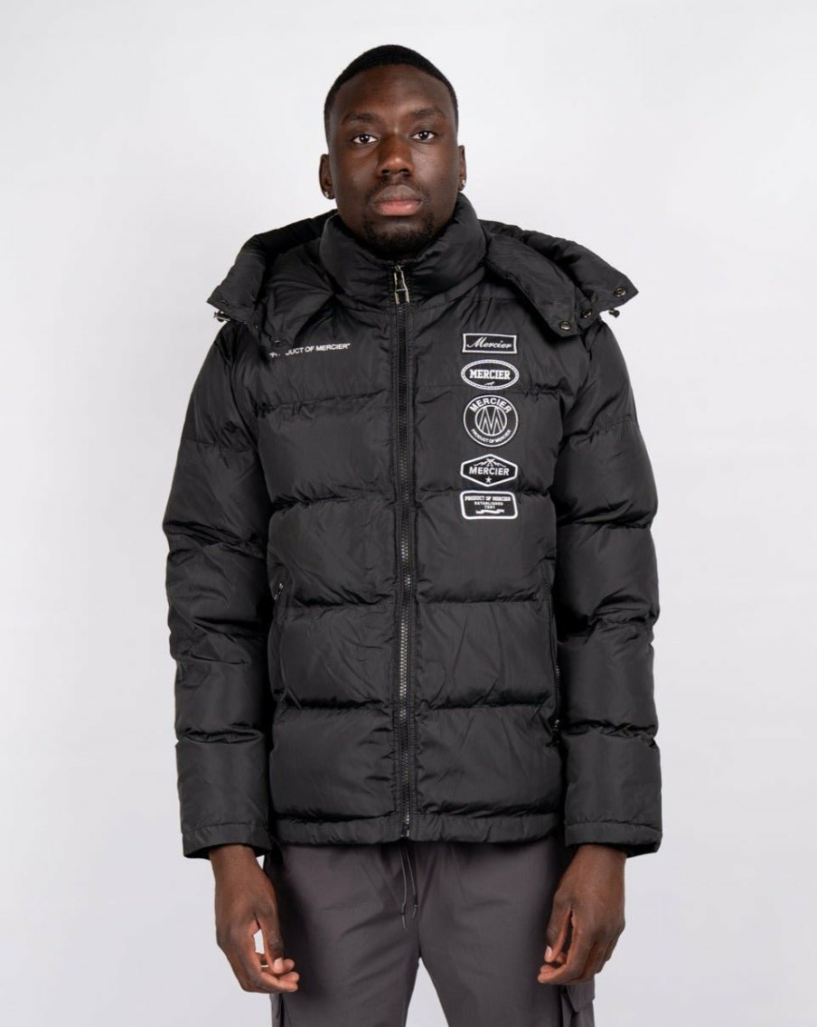 Menswear Mercier | Black Mercier Mono Hybrid Jacket