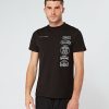 Menswear Mercier | Black Mono Hybrid Badge Tshirt