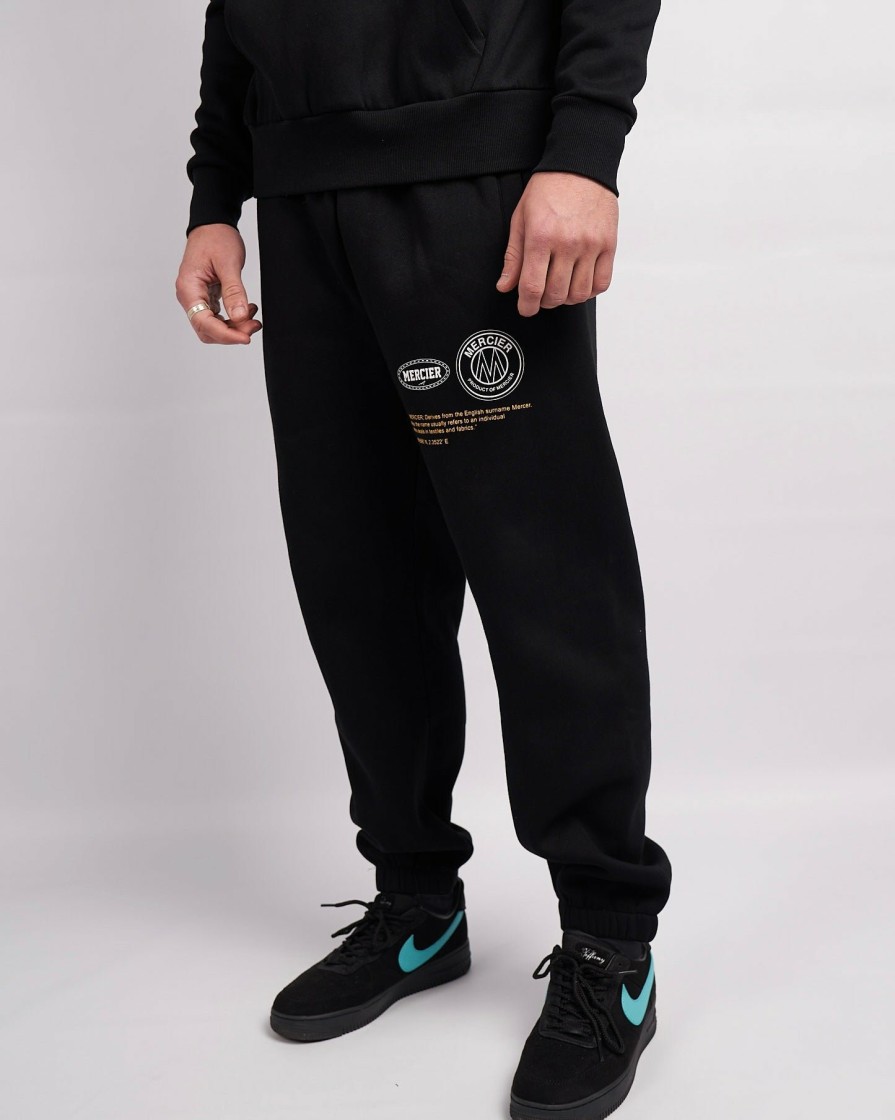 Menswear Mercier | Black Yellow Caruso Joggers